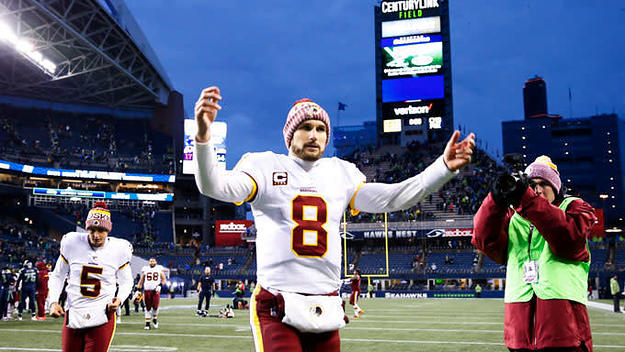 Kirk Cousins after a game at Seattle.