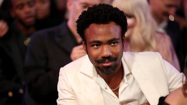 Childish Gambino attends the 60th Annual Grammy Awards at Madison Square Garden.