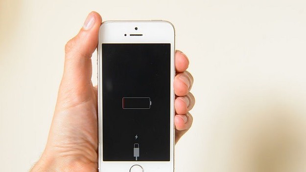 Phone with low battery