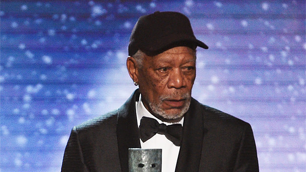 morgan freeman sag awards 2018 getty