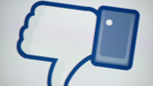 facebook downvote button getty