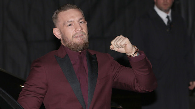 Conor McGregor a the British Fashion Awards