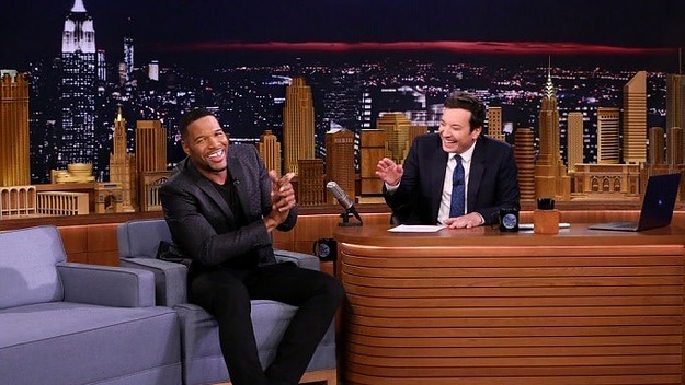 Michael Strahan on 'Fallon'