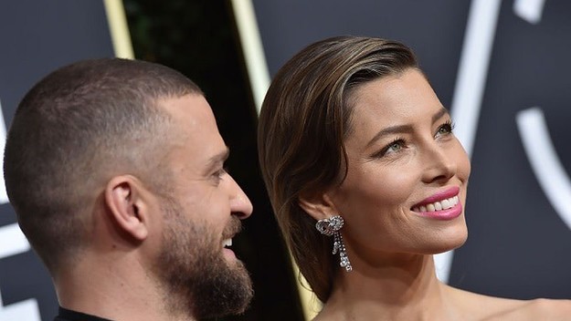 Justin Timberlake and Jessica Biel