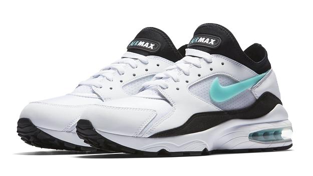 Nike Air Max 93 'Dusty Cactus' White/Sport Turquoise Black 306551 107 (Pair)