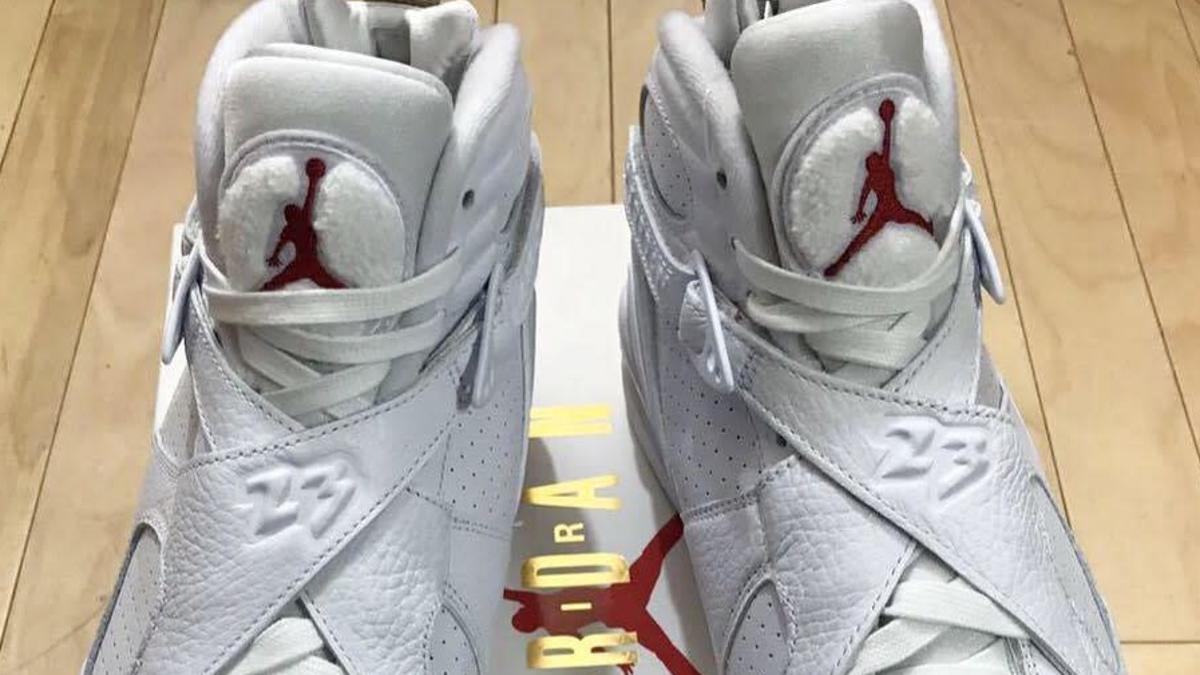 OVO Air Jordan 8 White 2018 Release Date AA1239 135