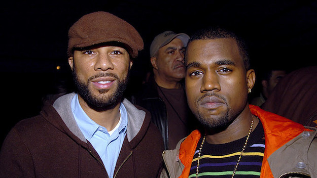 Common and Kanye West during 4th Annual 'ten' Fashion Show.
