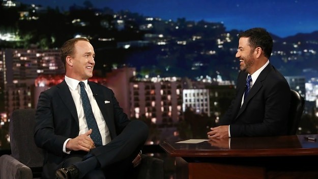 Peyton Manning on 'Kimmel.'