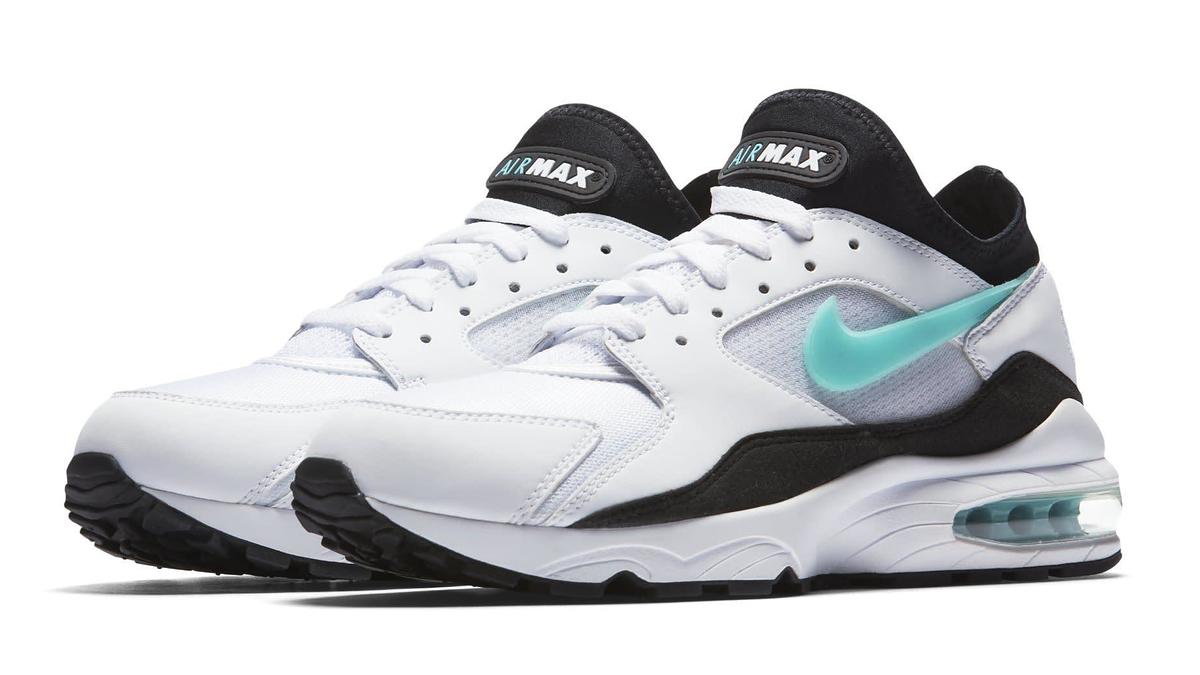 Nike Air Max 93 'Dusty Cactus' White/Sport Turquoise Black 306551 107 (Pair)