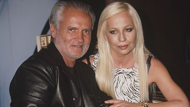 Gianni and Donatella Versace