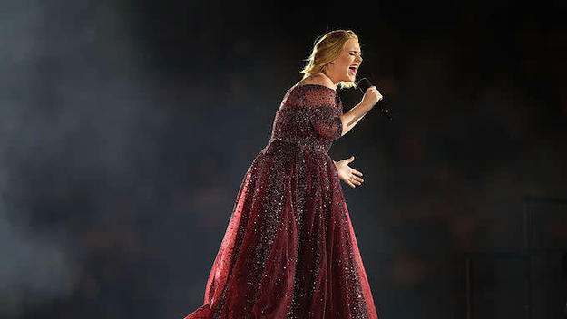 Adele performs at Etihad Stadium on March 18, 2017 in Melbourne, Australia.