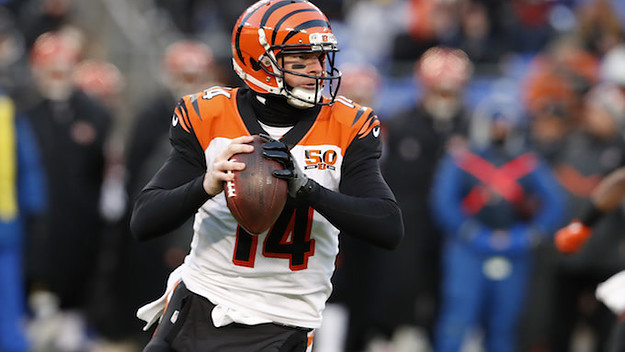 Quarterback Andy Dalton #14 of the Cincinnati Bengals