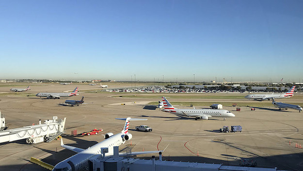American Airlines plane.