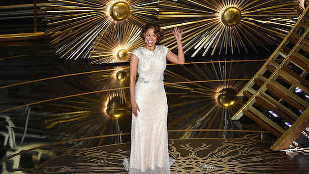 Stacey Dash at the 2016 Oscars ceremony.