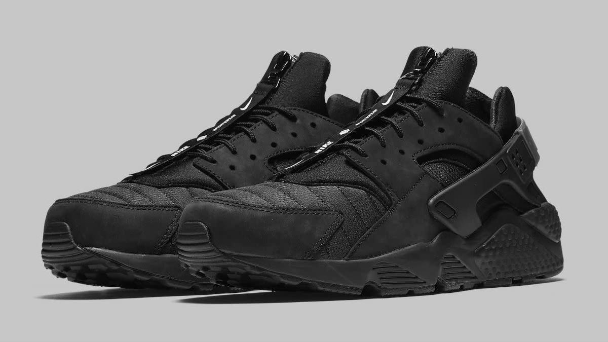 Nike Air Huarache Run NYC Triple Black Release Date AJ5578 001