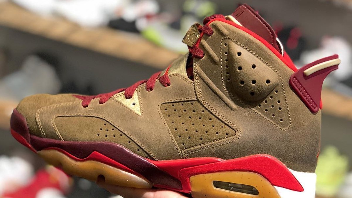 Cigar Air Jordan 6 Sample