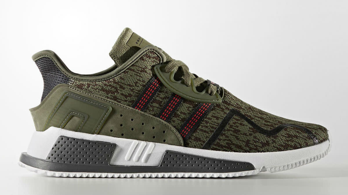 Adidas EQT Cushion ADV Olive Camo Release Date AC7722 Profile