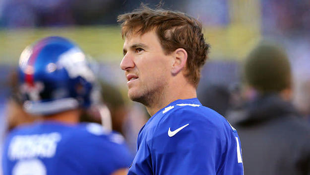 Former Giants starting quarterback Eli Manning.