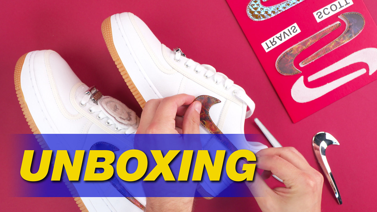 Travis Scott x Nike Air Force 1 Unboxing
