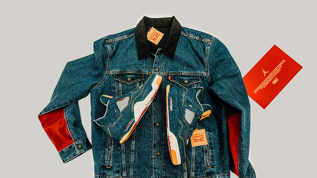 Jordan Brand And Levi's® Unveil Air Jordan IV & Trucker Jacket Collaboration
