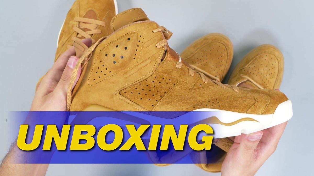 Air Jordan 6 Wheat Unboxing 384664 705