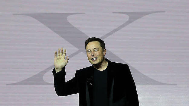 Elon Musk at a Tesla X event in 2015.