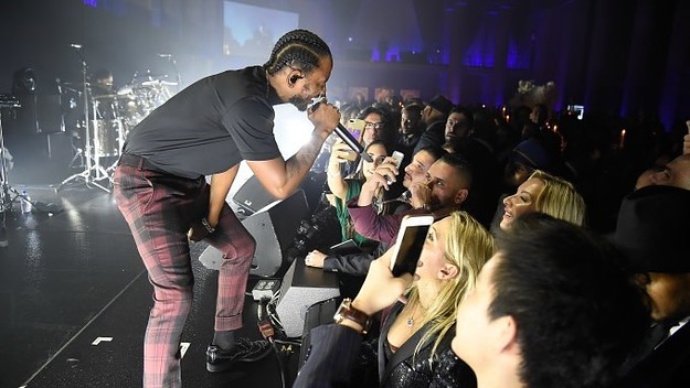 Kendrick Lamar performs.