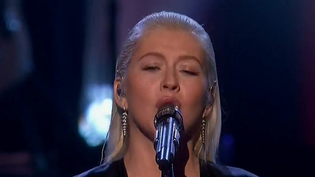 This is a photo of Christina Aguilera.