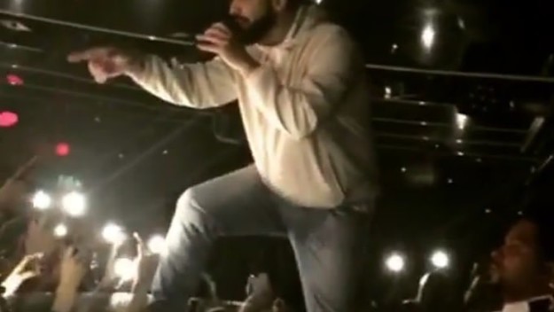 Drake calls out a fan for groping women at his show.