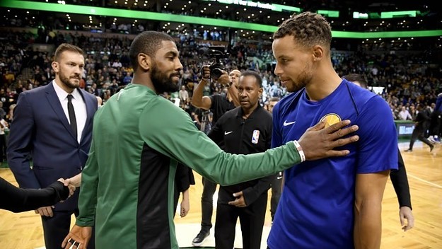 Steph Curry and Kyrie Irving.