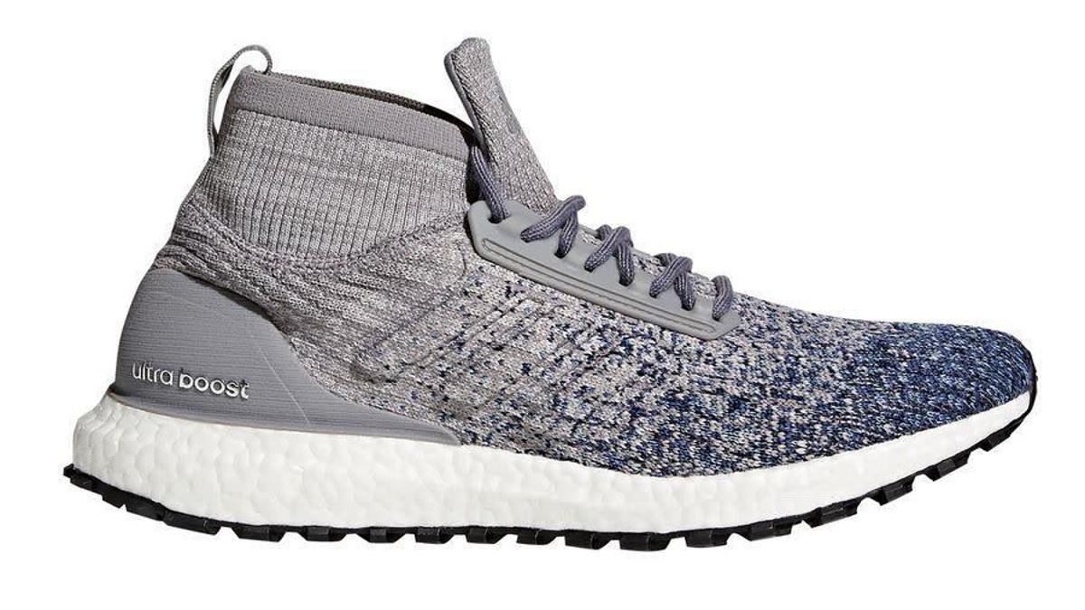 Adidas Ultra Boost All Terrain Glitch Heather Grey Heather Indigo Release Date BB6128 Profile