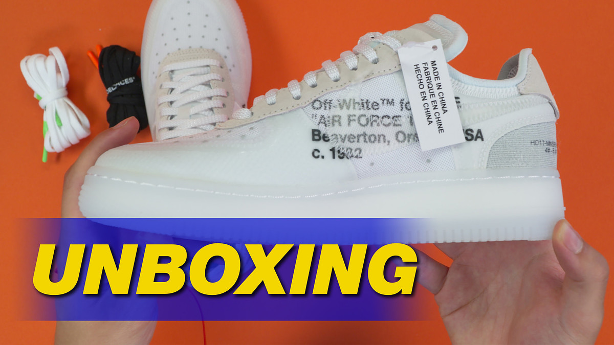 Off White x Nike Air Force 1 by Virgil Abloh Unboxing