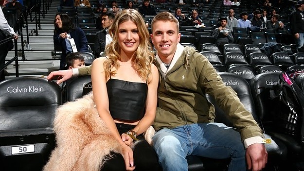 Genie Bouchard and John Goehrke on a date.