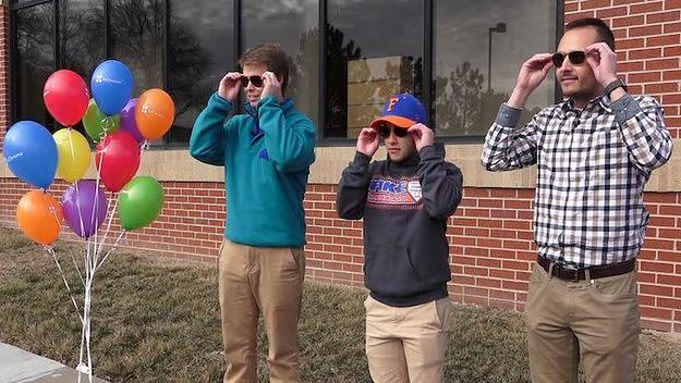 Encrhoma glasses for colorblindness