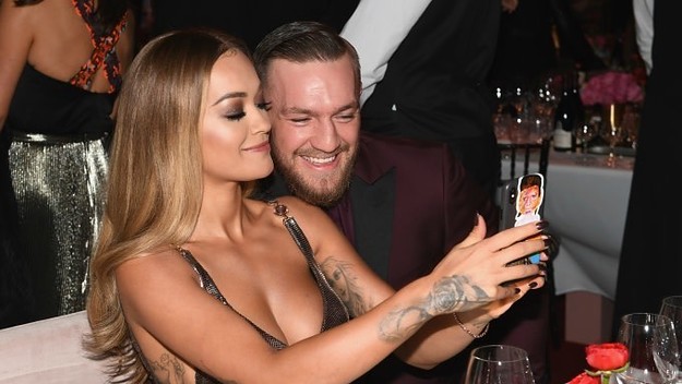 Rita Ora and Conor McGregor.