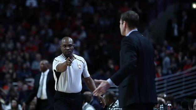 Referee Courtney Kirkland