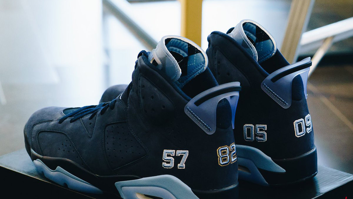 UNC Air Jordan 6 Alternate Heel