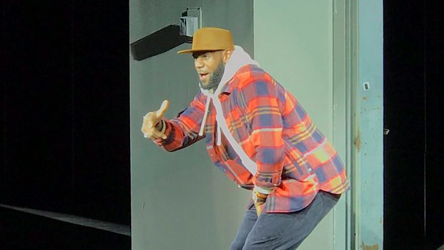 Lebron James in KITH Spring 2018 NYFW Show