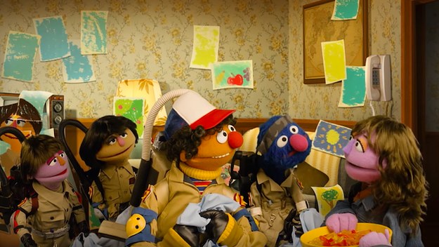 Sesame Street parody of Stranger Things.