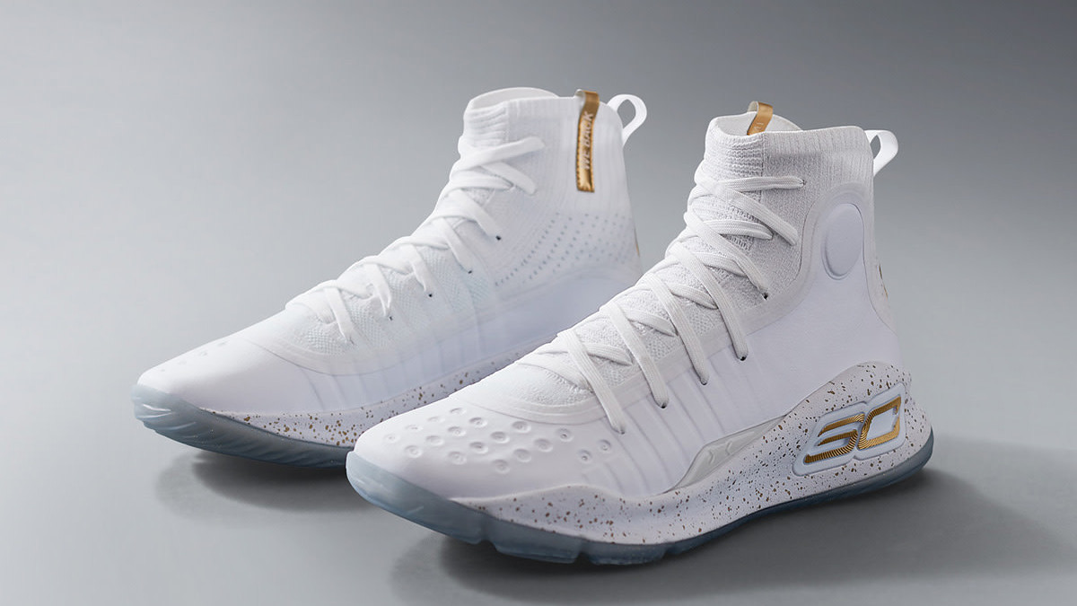 Under Armour Curry 4 White Gold