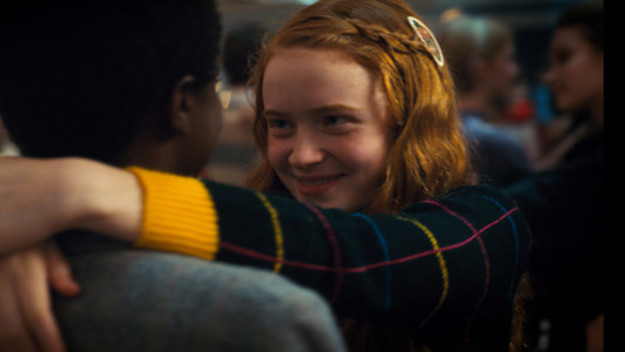 Caleb McLaughlin, Sadie Sink in 'Stranger Things 2'