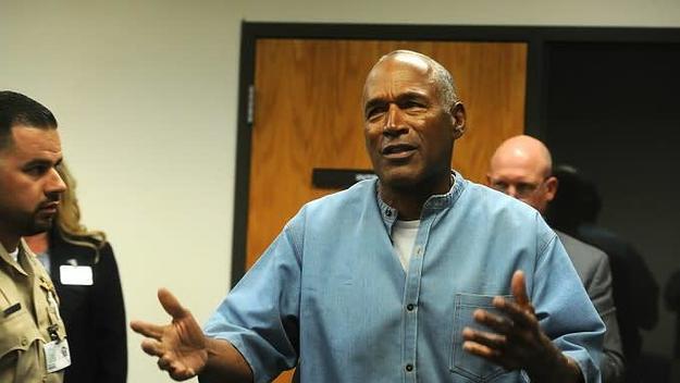 O.J. Simpson at his parole hearing.