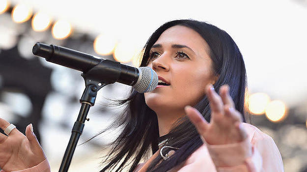 Kat Dahlia performing in 2016