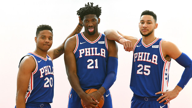 Markelle Fultz Joel Emiid Ben Simmons 2017