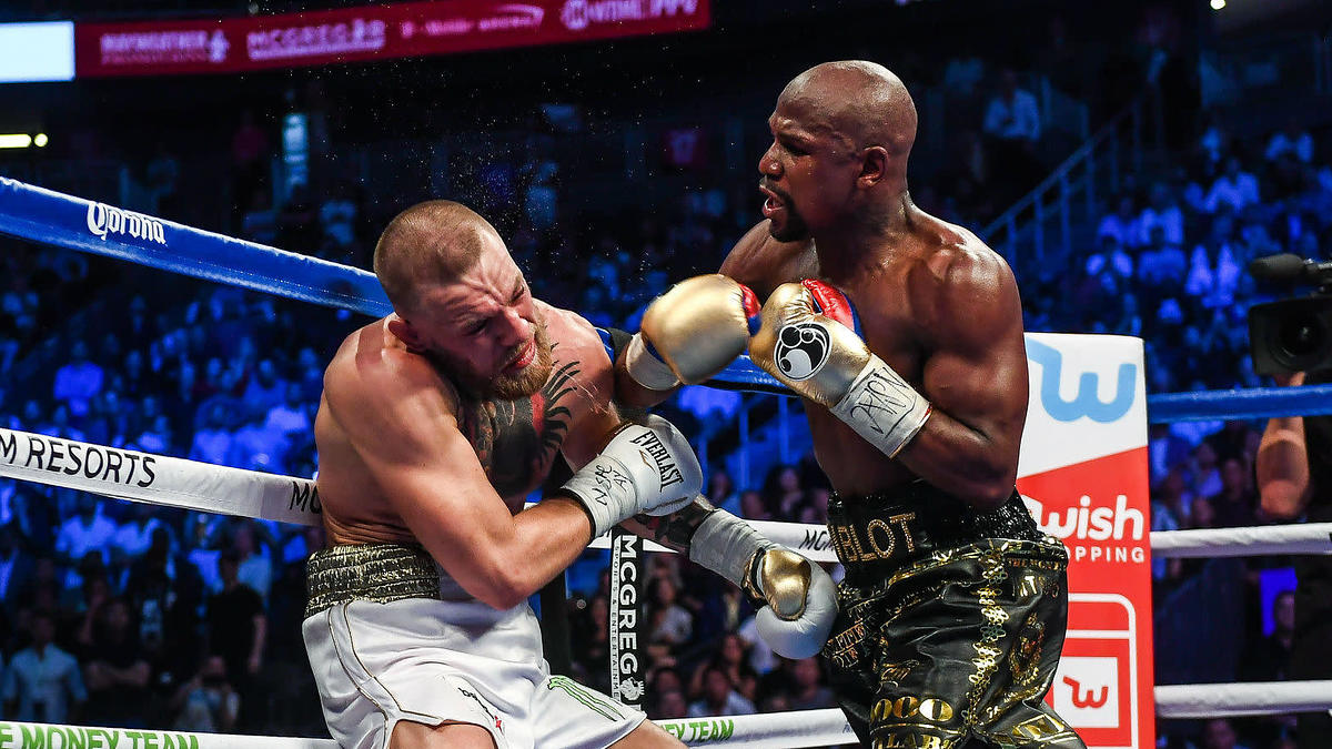 Floyd Mayweather Knocks Out Conor McGregor in Adidas Boxing Boots (2)