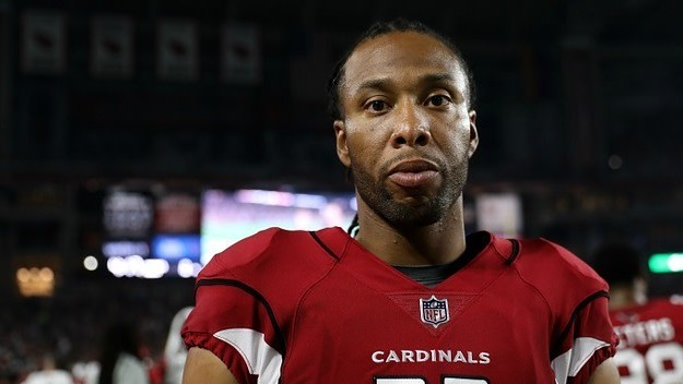 Larry Fitzgerald after a preseason game.