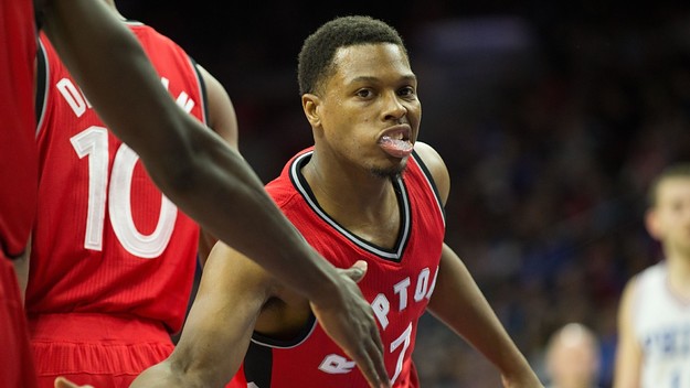 Kyle Lowry Toronto Rapters 76ers 2017