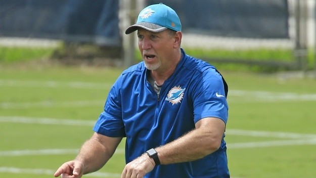 Dolphins coach Chris Foerster.