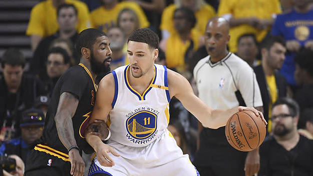 kyrie irving and klay thompson in the nba finals
