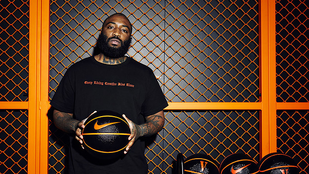 ASAP Bari at his VLONE pop up in Harlem.